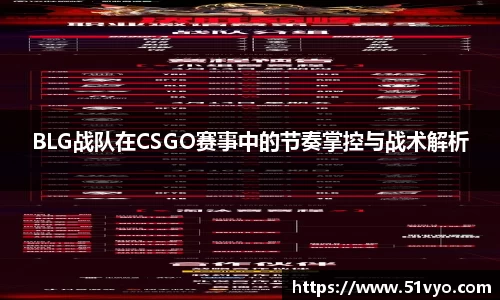 BLG战队在CSGO赛事中的节奏掌控与战术解析